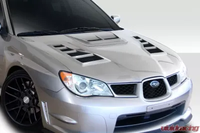 2006-2007 Subaru Impreza WRX STI Duraflex TS-1 Hood - 1 Piece - 114022