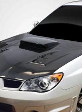2006-2007 Subaru Impreza WRX STI Carbon Creations DriTech C-1 Hood - 1 Piece                                     - 114023 - Image 2