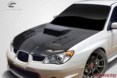 2006-2007 Subaru Impreza WRX STI Carbon Creations DriTech C-1 Hood - 1 Piece - 114023