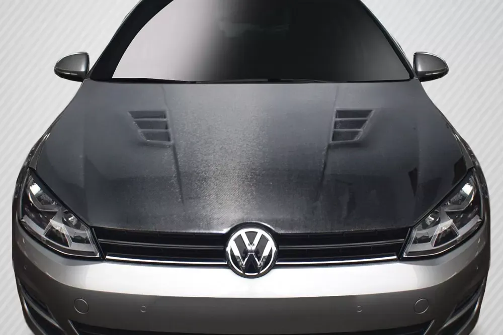 2010-2014 Volkswagen Golf GTI / Jetta Sportwagen Carbon Creations DriTech Regulator Hood - 1 Piece - 114045