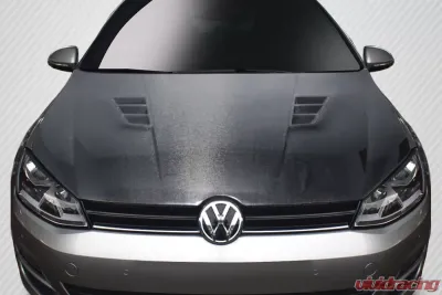 2010-2014 Volkswagen Golf GTI / Jetta Sportwagen Carbon Creations DriTech Regulator Hood - 1 Piece - 114045