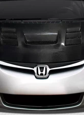 2006-2011 JDM Honda Civic 4DR Carbon Creations DriTech Supremo Hood - 1 Piece                                     - 114055 - Image 10