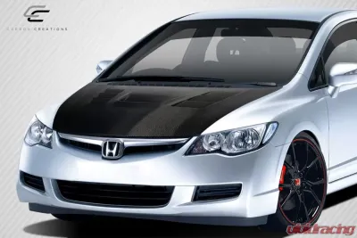 2006-2011 JDM Honda Civic 4DR Carbon Creations DriTech Supremo Hood - 1 Piece - 114055