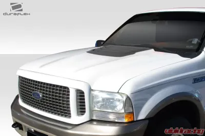1999-2007 Ford Super Duty / 2000-2005 Ford Excursion Duraflex Raptor Look Hood - 1 Piece - 114068