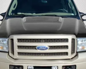 1999-2007 Ford Super Duty / 2000-2005 Ford Excursion Carbon Creations Raptor Look Hood - 1 Piece