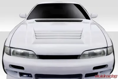 1995-1996 Nissan 240SX S14 Duraflex D-Spec Hood - 1 Piece - 114099
