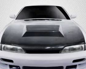 1995-1996 Nissan 240SX S14 Carbon Creations D-Spec Hood - 1 Piece