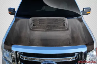 2009-2014 Ford F-150 Carbon Creations Raptor Look Hood - 1 Piece - 114102