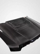 2009-2014 Ford F-150 Carbon Creations Raptor Look Hood - 1 Piece                                     - 114102 - Image 4