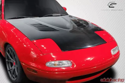 1990-1997 Mazda Miata Carbon Creations DriTech Venom Hood - 1 Piece - 114104