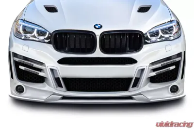 2015-2019 BMW X6 F16 / X6M F86 AF-1 Front Lip Splitter ( GFK ) - 1 Piece - 114153