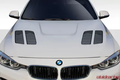 2012-2018 BMW 3 Series F30 / 2014-2020 4 Series F32 Duraflex GTR Hood - 1 Piece - 114207