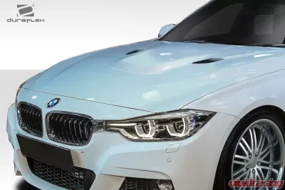 2012-2018 BMW 3 Series F30 / 2014-2020 4 Series F32 Duraflex M3 Look Hood - 1 Piece - 114208
