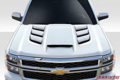 2014-2015 Chevrolet Silverado Duraflex Viper Look Hood - 1 Piece - 114227