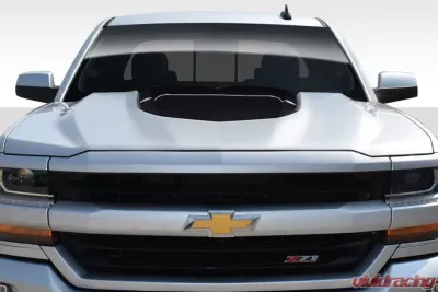 2016-2018 Chevrolet Silverado Duraflex ZL1 V2 Look Hood - 1 Piece - 114234