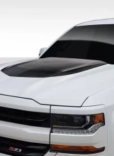 2016-2018 Chevrolet Silverado Duraflex ZL1 V2 Look Hood - 1 Piece                                     - 114234 - Image 2