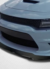 2015-2023 Dodge Charger SRT / Hellcat Carbon Creations DriTech Sonic Front Splitter - 1 Piece                                     - 114237 - Image 2