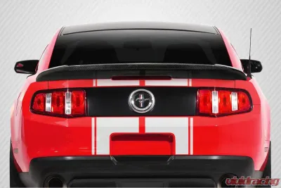 2010-2014 Ford Mustang Carbon Creations DriTech GT500 Look Wing Spoiler - 1 Piece - 114256