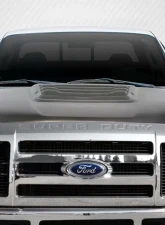 2008-2010 Ford Super Duty F250 F350 F450 Carbon Creations Raptor Look Hood - 1 Piece                                     - 114261 - Image 6