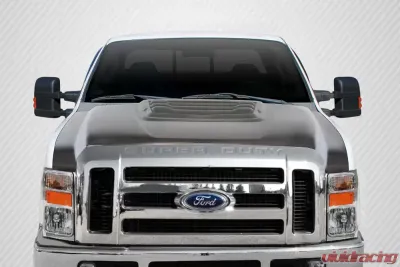 2008-2010 Ford Super Duty F250 F350 F450 Carbon Creations Raptor Look Hood - 1 Piece - 114261