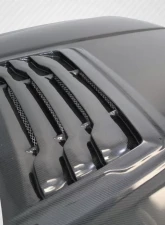 2008-2010 Ford Super Duty F250 F350 F450 Carbon Creations Raptor Look Hood - 1 Piece                                     - 114261 - Image 4