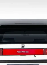 1988-1991 Honda Civic HB Duraflex JS Wing Spoiler - 1 Piece                                     - 114267 - Image 2