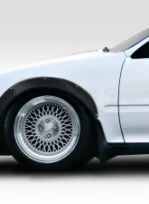 1992-1995 Honda Civic 2dr / HB Duraflex J Spec Fender Flares - 4 Piece                                     - 114268 - Image 2