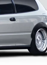 1992-1995 Honda Civic 2dr / HB Duraflex J Spec Fender Flares - 4 Piece                                     - 114268 - Image 5