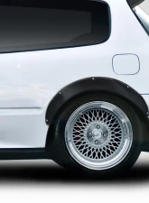 1992-1995 Honda Civic 2dr / HB Duraflex J Spec Fender Flares - 4 Piece                                     - 114268 - Image 4
