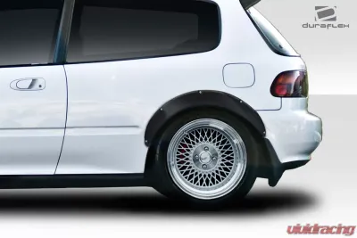 1992-1995 Honda Civic 2dr / HB Duraflex J Spec Fender Flares - 4 Piece - 114268