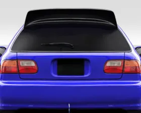 1992-1995 Honda Civic HB Duraflex Blackyard Special Wing Trunk Lid Spoiler - 1 Piece