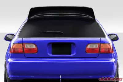 1992-1995 Honda Civic HB Duraflex Blackyard Special Wing Trunk Lid Spoiler - 1 Piece - 114271