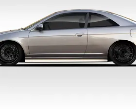2001-2005 Honda Civic 2DR 4DR Duraflex Sleek Side Skirts - 4 Piece