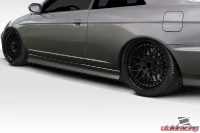 2001-2005 Honda Civic 2DR 4DR Duraflex Sleek Side Skirts - 4 Piece - 114275