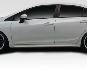 2012-2015 Honda Civic 4DR Duraflex RR Side Skirts - 2 Piece