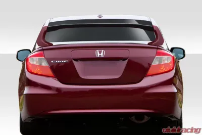 2012-2015 Honda Civic 4DR Duraflex RR Wing Spoiler - 3 Piece - 114287