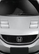2012-2015 Honda Civic 4DR Duraflex TS-1 Hood - 1 Piece                                     - 114289 - Image 9