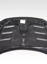 2012-2015 Honda Civic 4DR Duraflex TS-1 Hood - 1 Piece                                     - 114289 - Image 9