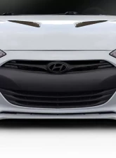2013-2016 Hyundai Genesis Coupe Duraflex MSR Front Lip - 3 Piece                                     - 114303 - Image 6
