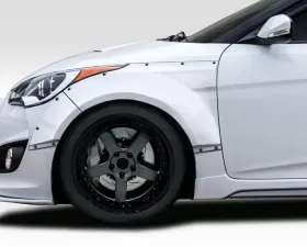 2012-2017 Hyundai Veloster Turbo Duraflex Envision Front Fender Flares - 4 piece