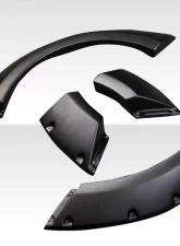 2012-2017 Hyundai Veloster Turbo Duraflex Envision Rear Fender Flares - 4 Piece                                     - 114306 - Image 9