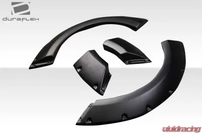 2012-2017 Hyundai Veloster Turbo Duraflex Envision Rear Fender Flares - 4 Piece - 114306