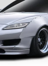 2004-2008 Mazda RX-8 Duraflex RBS 40mm Front Fender Flares - 2 Piece                                     - 114361 - Image 2