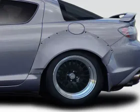 2004-2011 Mazda RX-8 Duraflex RBS 50mm Rear Fender Flares - 2 Piece