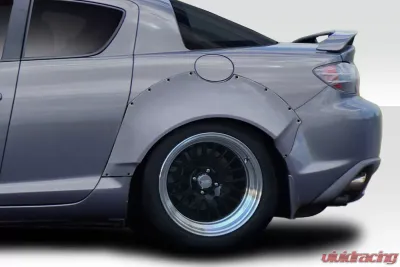 2004-2011 Mazda RX-8 Duraflex RBS 50mm Rear Fender Flares - 2 Piece - 114362