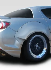 2004-2011 Mazda RX-8 Duraflex RBS 50mm Rear Fender Flares - 2 Piece                                     - 114362 - Image 2