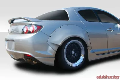 2004-2011 Mazda RX-8 Duraflex RBS 50mm Rear Fender Flares - 2 Piece - 114362