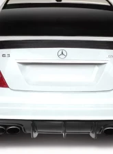 2008-2011 Mercedes C Class / C63 W204 Duraflex Super Fin Rear Diffuser - 1 Piece ( fits AMG Bumper only )                                     - 114366 - Image 8