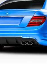 2012-2014 Mercedes C Class / C63 W204 Duraflex C63 Look Rear Diffuser - 1 Piece ( For AMG Bumper only)                                     - 114372 - Image 2