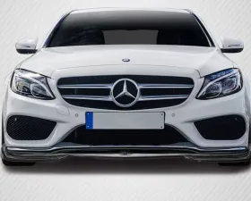 2015-2021 Mercedes C Class W205 Carbon Creations DriTech Fortune Front Lip - 1 Piece ( For AMG Bumper only)